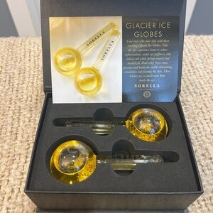SORELLA Apothecary Glacier Ice Globes Facial Massage Open Box Never Used